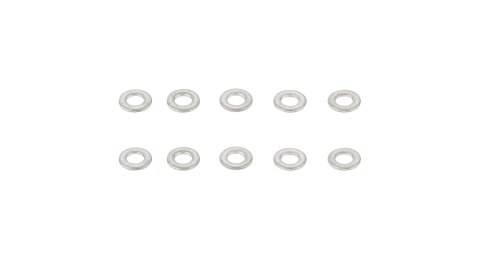 Bontrager Wampa Nipple Washer 0.8mm x 4.5mm Srebrny