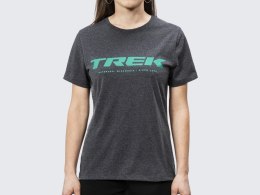 Trek Women's T Shirt Apparel XL Czarny Solid Charcoal