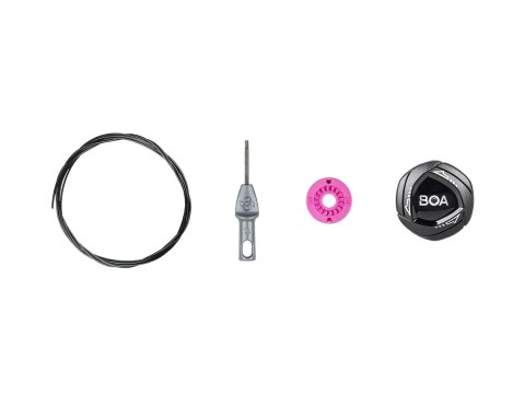 BOA Shoe Replacement IP1 Right Dial Kit BOA IP1 Kit v2 - Right Czarny