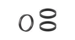 Bontrager 5mm Alloy Headset Spacer - Pack of 3 5mm x 28.6mm Czarny
