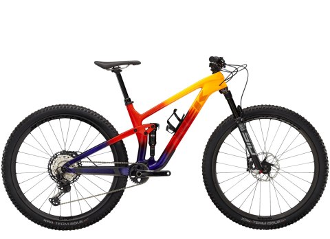 Rower Trek Top Fuel 9.8 Xt S Marigold To Red To Purple Abyss Fade