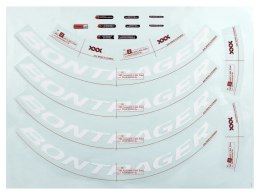 Bontrager Wheelsystem Replacement Aeolus XXX 4 Decals Biały/Czerwony