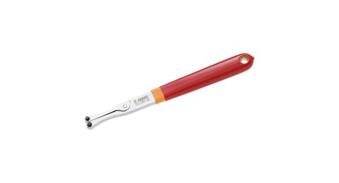 Unior Adjustable Spanner Wrench Size 2.3mm 3.8mm Srebrny Czerwony