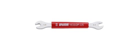 Unior Flat Spoke Wrench Size 4mm 4.4mm Czerwony
