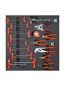 Unior Production Bench Drawer 4 Tool Tray Set Size 25 Tool Czarny