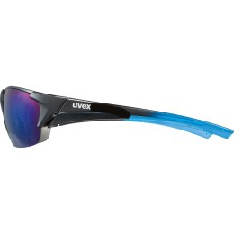 Okulary Uvex Blaze III 2.0 Czarno Niebieskie