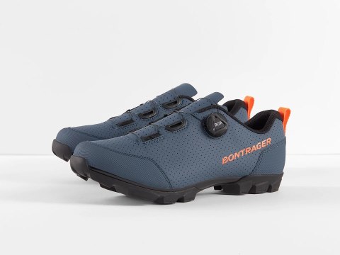 Buty Bontrager Evoke Battleship Blue Radioactive Orange (43)