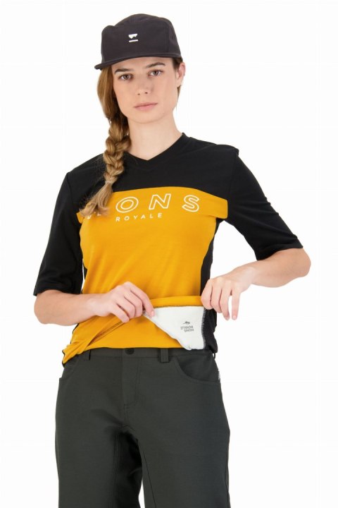 Koszulka Mons Royale OL Black Gold Damska (M)