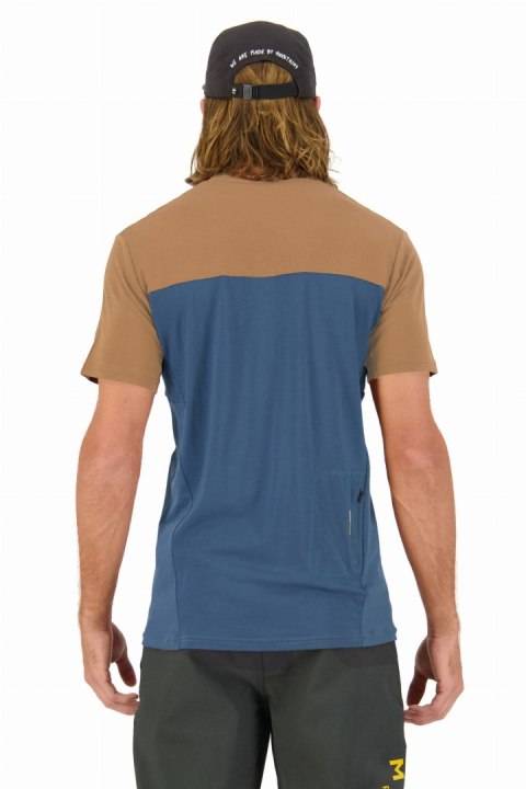 Koszulka Mons Royale Redwood Enduro VT Acc Lock Up Toffe Dark Denim Męska (S)
