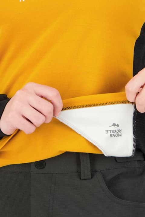 Longsleeve Mons Royale OL Black Gold Damski (S)