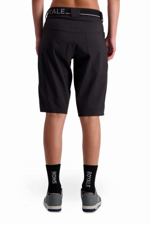 Szorty Mons Royale Virage Logo Black Damskie (L)