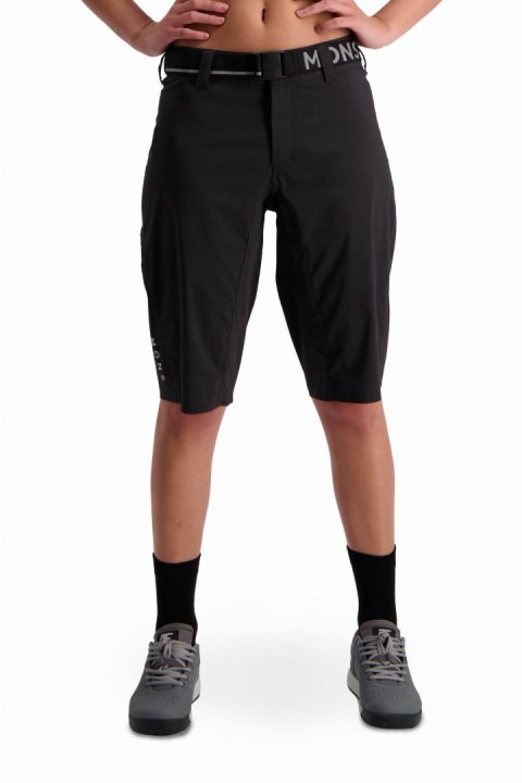 Szorty Mons Royale Virage Logo Black Damskie (XS)