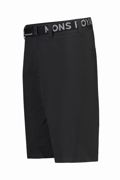 Szorty Mons Royale Virage Logo Black Męskie (S)