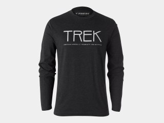 T-shirt Trek Vintage Logo Longsleeve Czarny (L)