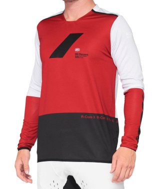 Koszulka 100% R-Core X Longsleeve Cherry Black (XL)