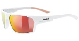 Okulary Uvex Sportstyle 233 (Biały Mat Mirror Czerwony)