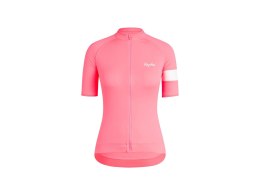 Damska koszulka rowerowa Rapha Core L Fluorescencyjny różowy 2024