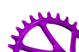 Tarcza Garbaruk do Shimano M7100/M8100 okrągła 32T fioletowa