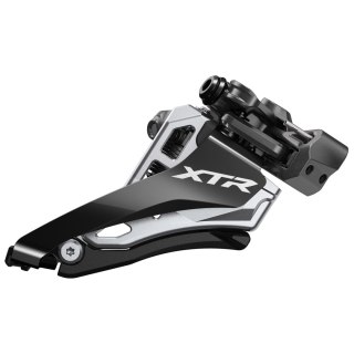 SHIMANO XTR Przerzutka przednia FDM9100MSET Dwurzędowy SIDE SWING Mocowanie za pomocą obejmy L 349 mm z adapterem 318 mm i 286