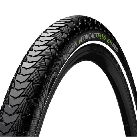 Opona Continental Tire eCONTACT Plus 28 x 2.20 Czarna Odblaskowa Drutowa