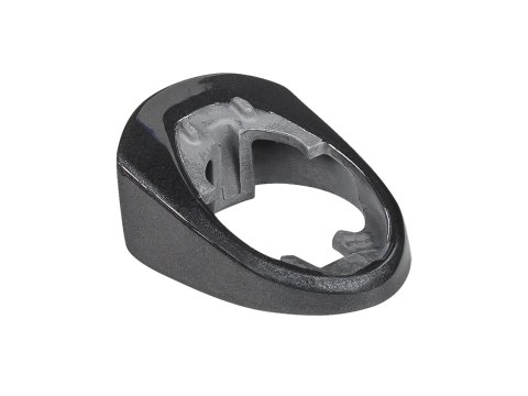 Trek Madone SLR Painted Headset Cover Czarny Dnister/Srebrny Połysk