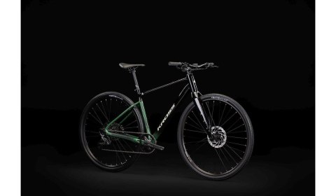 Kross Esker Flatbar Czarny Zielony Połysk 2025 (M)