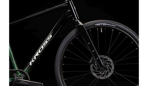 Kross Esker Flatbar Czarny Zielony Połysk 2025 (M)