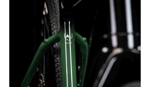 Kross Esker Flatbar Czarny Zielony Połysk 2025 (M)