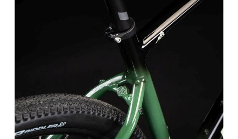 Kross Esker Flatbar Czarny Zielony Połysk 2025 (M)