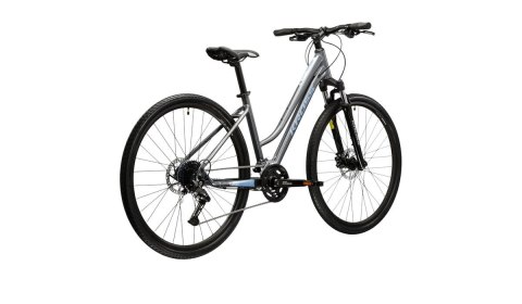 Kross Evado 5.0 Damski Szary Niebieski Połysk 2025 (L)