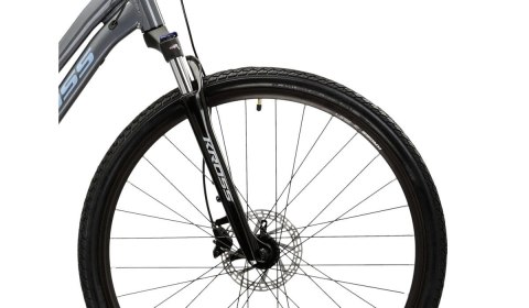 Kross Evado 5.0 Damski Szary Niebieski Połysk 2025 (L)