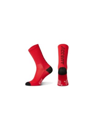 Skarpetki Accent Hero Long Czerwono Czarne (XL)