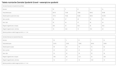 Spodenki Attiq Gravel + wewnętrzne spodenki Damskie (XL)