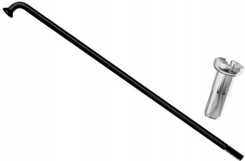 Szprychy rowerowe SAPIM Leader Czarne 2x278mm 100 szt