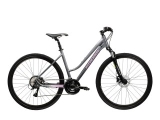 Kross Evado 4.0 Damski Szary Różowy Połysk 2025 (L)