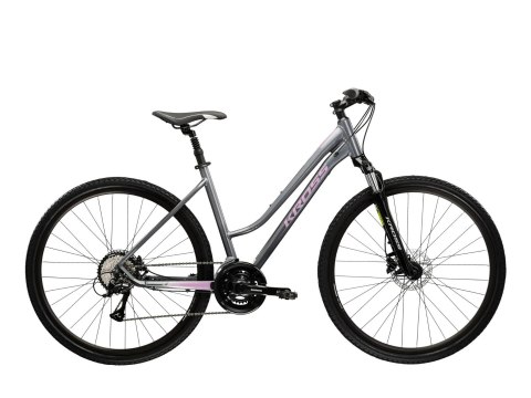 Kross Evado 4.0 Damski Szary Różowy Połysk 2025 (L)