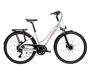 Kross Trans 5.0 Damski Szary Różowy Połysk 2025 (L)