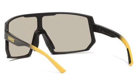 Okulary Uvex Sportstyle 235 sunbee Czarny mat/żółty