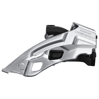 Przerzutka przednia SHIMANO DEORE FD-T6000-L6 Trzyrzędowy TOP SWING Mocowanie za pomocą obejmy L 349 mm z adapterem 318 mm i 286