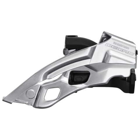 Przerzutka przednia SHIMANO DEORE FD-T6000-L6 Trzyrzędowy TOP SWING Mocowanie za pomocą obejmy L 349 mm z adapterem 318 mm i 286