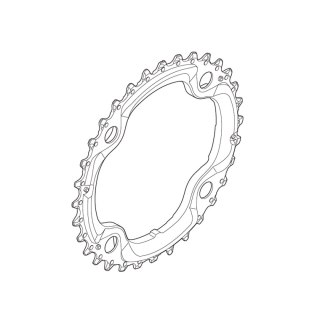 Tarcza mechanizmu korbowego SHIMANO DEORE 36T do FC-M610 FC-T6010 FC-T611 FC-T521 SHIMANO DEORE trekking