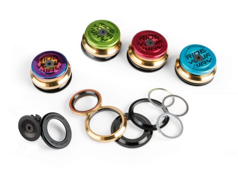 Stery Dartmoor Blink IS42/IS52, czarne anodowane, złote łożyska