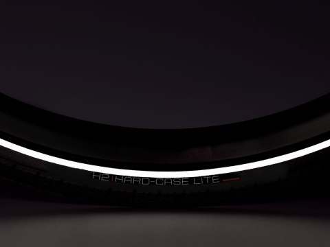 Opona Bontrager H2 Hard-Case Lite 700x32c czarna odblaskowa