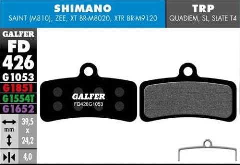 Klocki hamulcowe Galfer Shimano Saint FD426