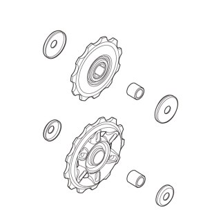 Kółka przerzutki Shimano Y51L98010