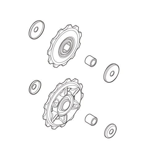 Kółka przerzutki Shimano Y51L98010