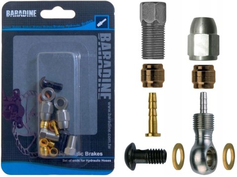 Końcówki przewodów hydraulicznych Baradine HP-203 Shimano XTR 2011-2012