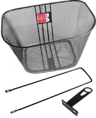 Koszyk rowerowy przedni HT-009 26"-28" Czarny