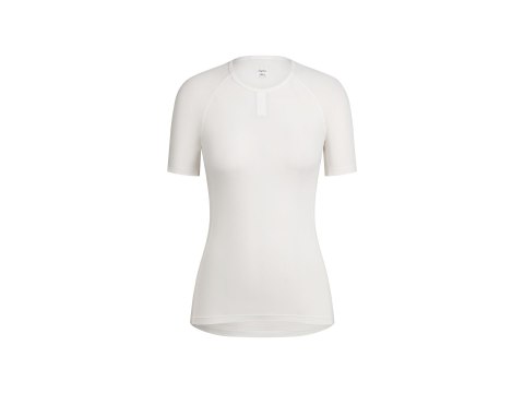 Biel. term. damska z kr. ręk. z weł. meryn. Rapha 24 M biała