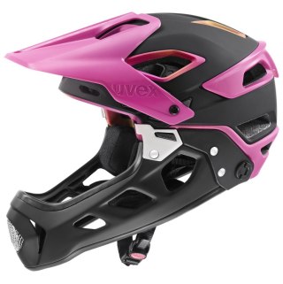 Kask Uvex Jakkyl HDE 2.0 Czarno Różowy (52-57cm)
